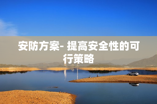 安防方案- 提高安全性的可行策略
