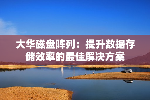 大華磁盤陣列：提升數據存儲效率的最佳解決方案