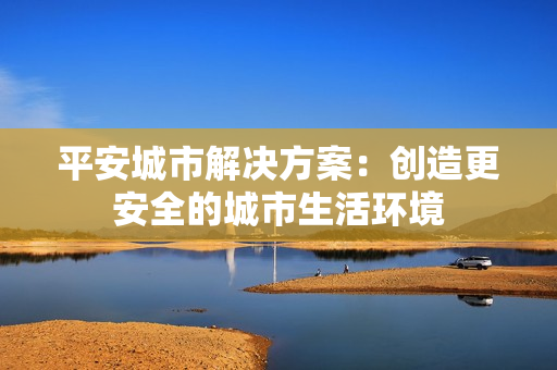 平安城市解決方案：創造更安全的城市生活環境