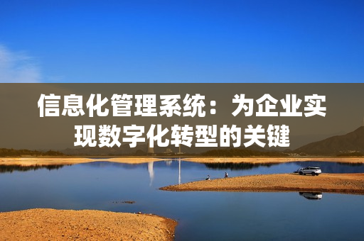 信息化管理系統：為企業實現數字化轉型的關鍵