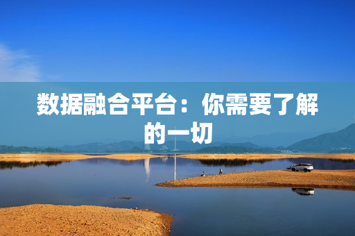 數據融合平臺：你需要了解的一切