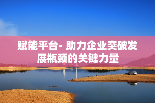 賦能平臺- 助力企業突破發展瓶頸的關鍵力量