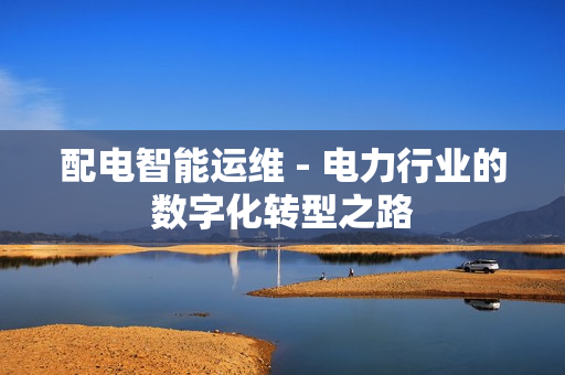 配電智能運維 - 電力行業的數字化轉型之路