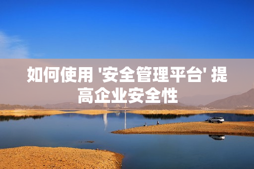 如何使用 '安全管理平臺' 提高企業安全性
