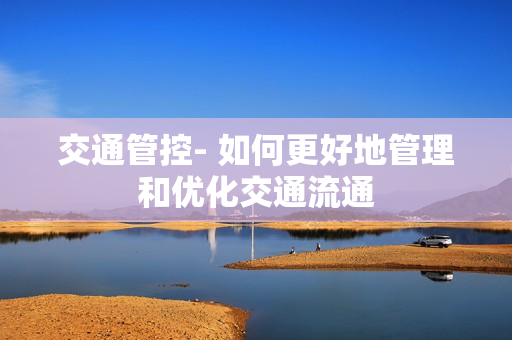 交通管控- 如何更好地管理和優化交通流通
