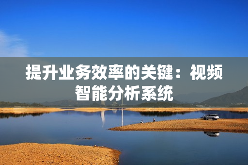 提升業務效率的關鍵：視頻智能分析系統