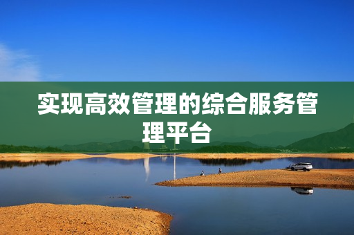 實現高效管理的綜合服務管理平臺