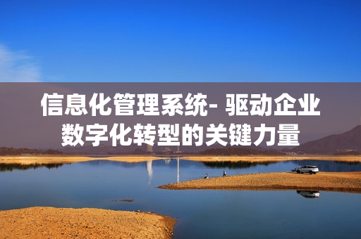 信息化管理系統- 驅動企業數字化轉型的關鍵力量