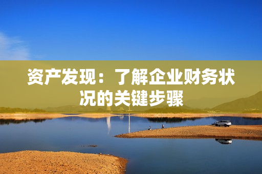 資產發現：了解企業財務狀況的關鍵步驟