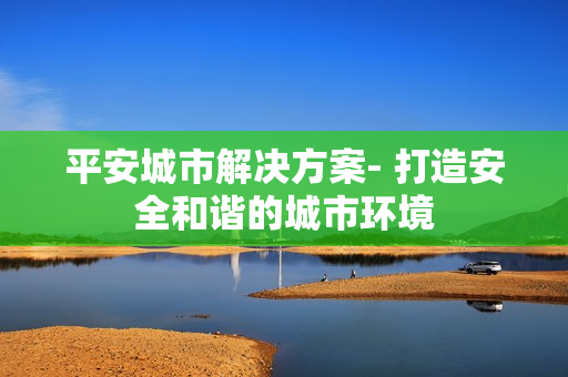 平安城市解決方案- 打造安全和諧的城市環境