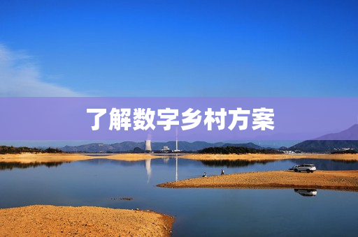 了解數(shù)字鄉(xiāng)村方案