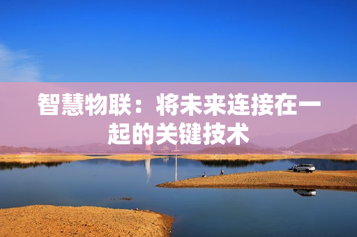 智慧物聯：將未來連接在一起的關鍵技術